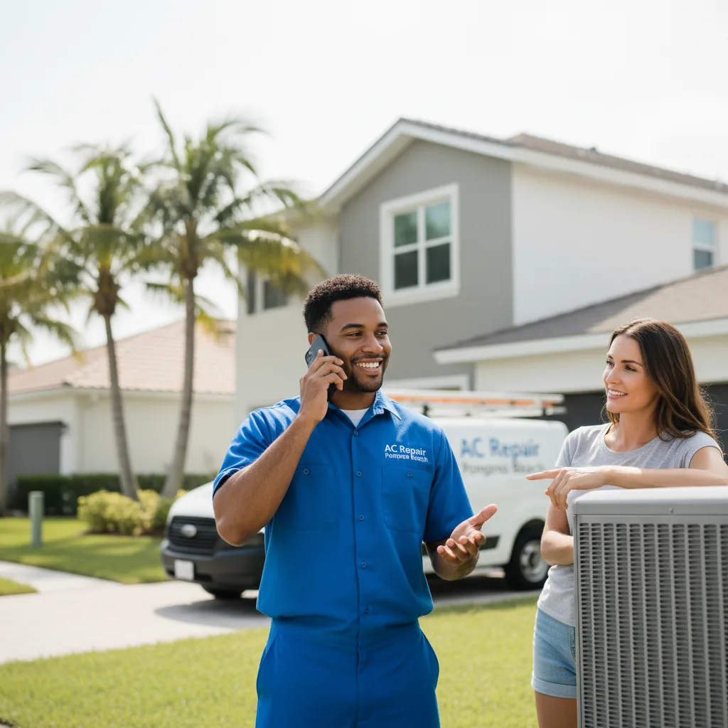 AC Repair Pompano Beach customer support in Katy